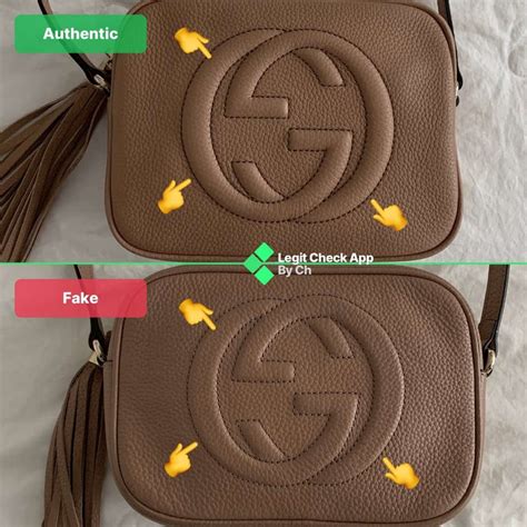 gucci paper bag real vs fake soho|gucci soho disco bag authentication.